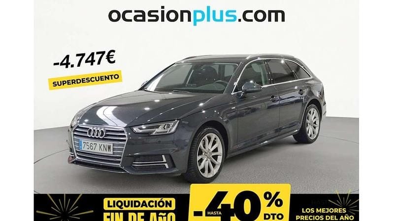 Gris Usado 2018 Audi A4 S-Line Familiar | 19.734 € (Precio justo) - Imagen 1/4