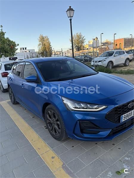 Usado Ford Focus ST-Line 125 CV (91 kW) 2022 Azul Berlina