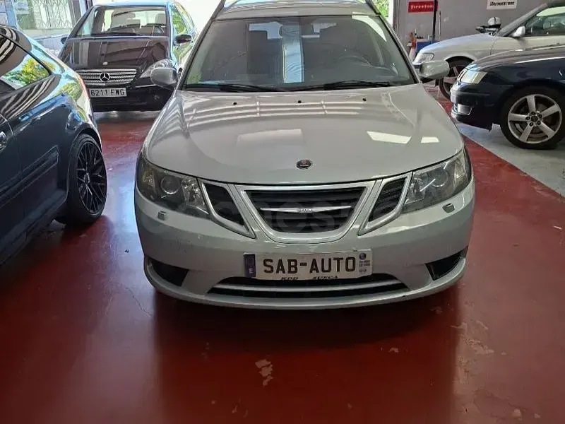 Usado Saab 9-3 Vector 150 CV (110 kW) 2008 Gris / plata Utilitario