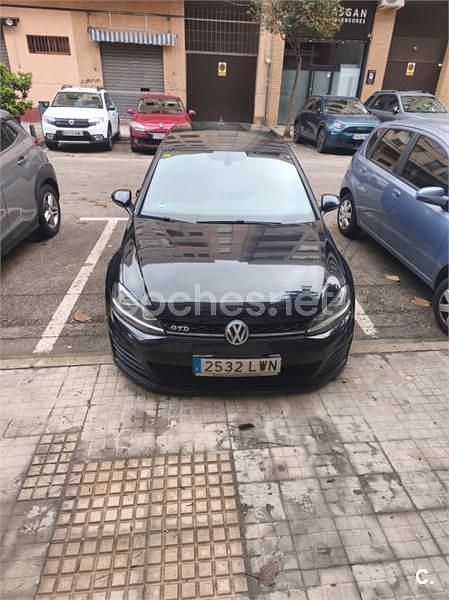 Usado VW Golf VII GTD 184 CV (135 kW) 2015 Negro Berlina