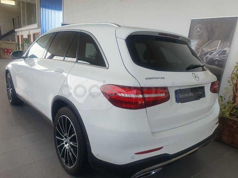 Usado Mercedes GLC220 AMG line 170 CV (125 kW) 2016 Blanco SUV