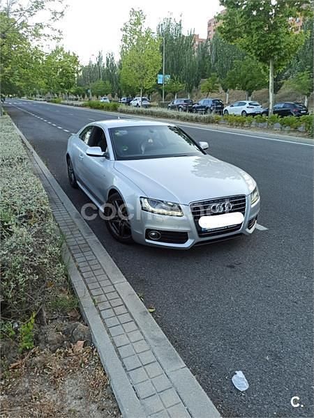 Usado Audi A5 S-Line 160 CV (117 kW) 2010 Gris / plata Coupe