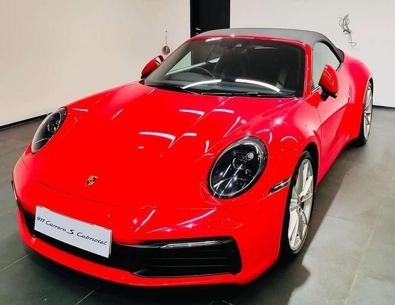 Rojo Usado 2022 Porsche 911 Carrera Cabriolet Descapotable | 116.900 € - Imagen 1/1