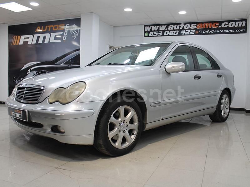 Gris / plata Usado 2002 Mercedes C220 Classic Berlina | 2999 € (Buen precio) - Imagen 1/4