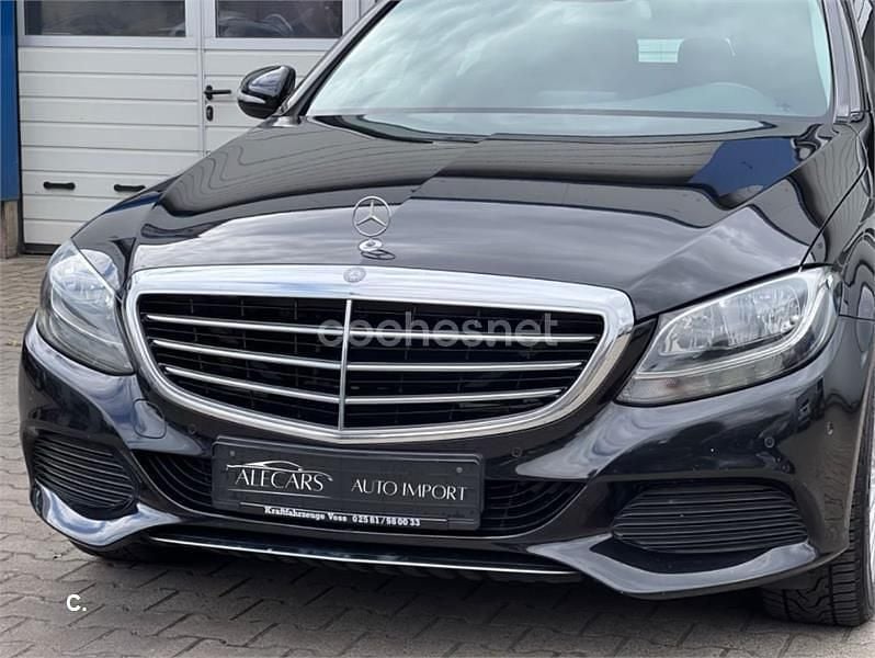 Usado Mercedes C200 Exclusive 184 CV (135 kW) 2015 Negro Familiar