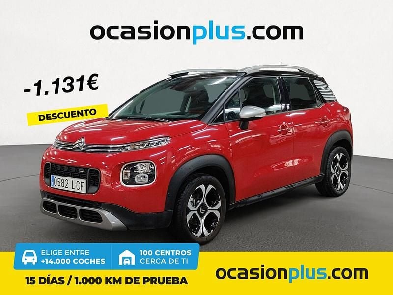 Rojo Usado 2019 Citroën C3 Aircross PureTech SUV | 12.200 € (Precio justo) - Imagen 1/4