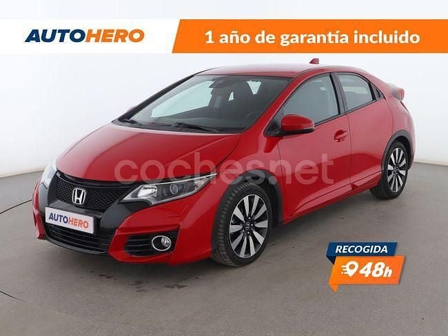 Rojo Usado 2015 Honda Civic Elegance Utilitario | 13.999 € (Precio justo) - Imagen 1/3