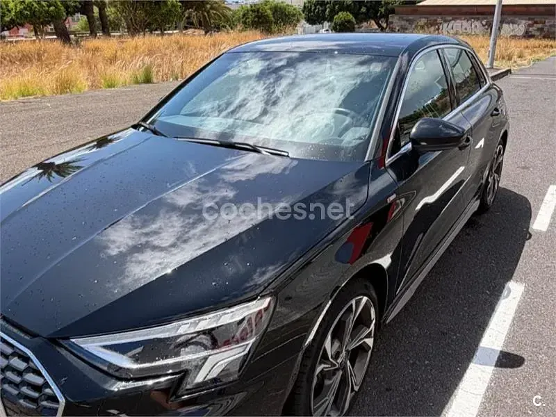 Usado Audi A3 150 CV (110 kW) 2023 Negro Berlina