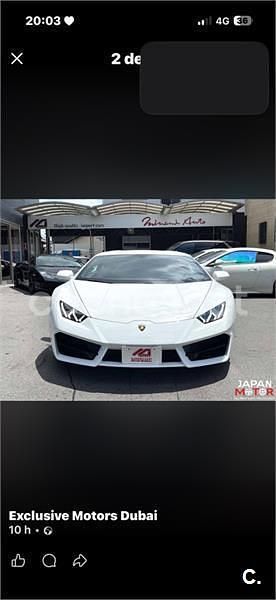 Usado Lamborghini Huracán 610 CV (448 kW) 2016 Blanco Coupe