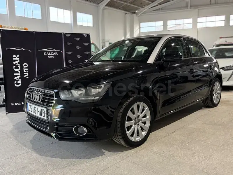 Usado Audi A1 Sportback Ambition 86 CV (63 kW) 2014 Negro Utilitario