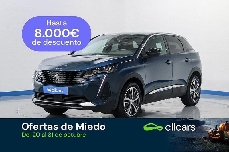Azul Usado 2022 Peugeot 3008 Allure SUV | 19.990 € (Precio justo) - Imagen 1/4