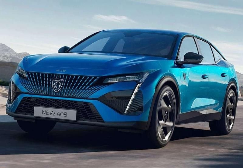 Usado Peugeot 408 GT 136 CV (100 kW) 2024 Azul SUV