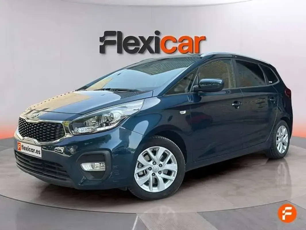 Usado Kia Carens 136 CV (100 kW) 2017 Azul Monovolumen