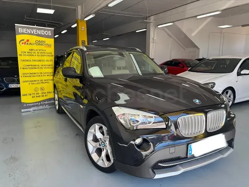 Usado BMW X1 204 CV (150 kW) 2010 Negro SUV