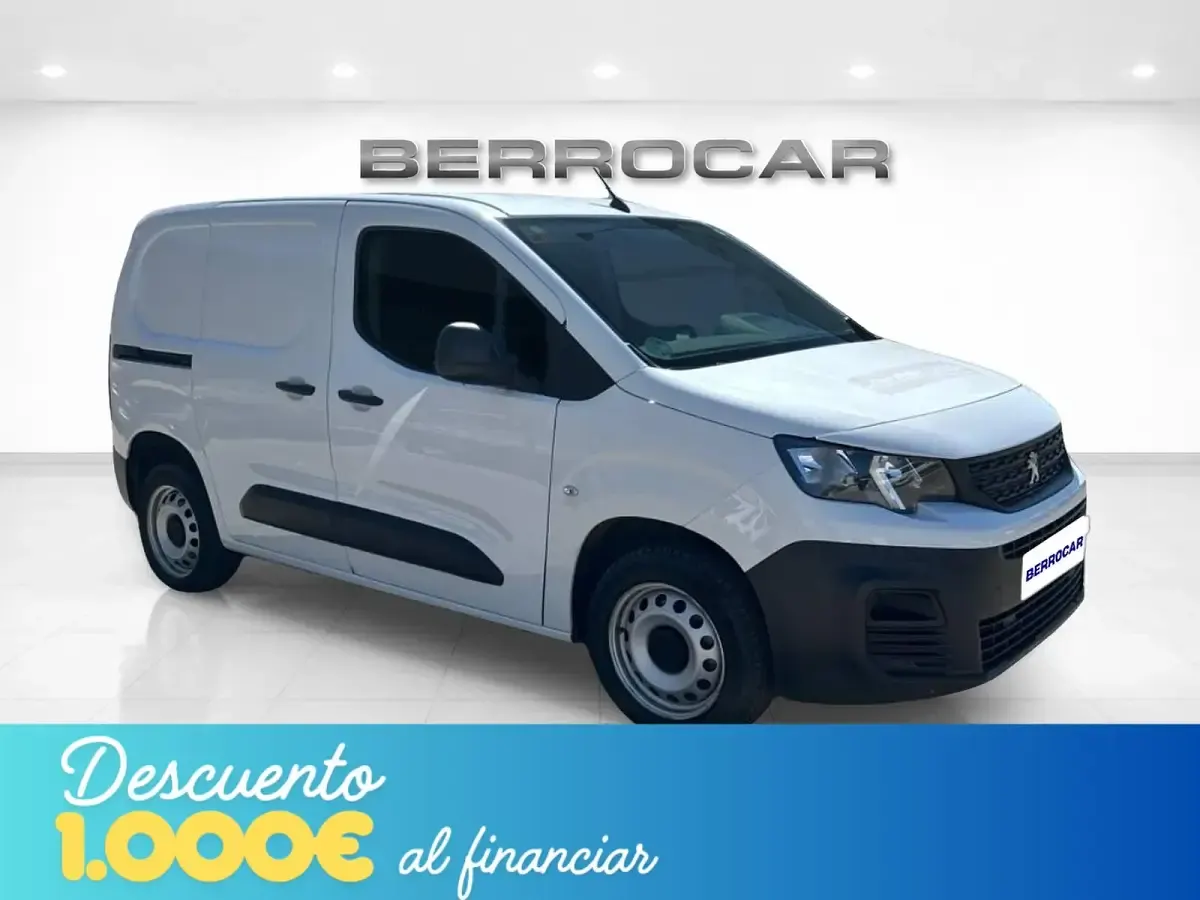 Usado Peugeot Partner 102 CV (75 kW) 2023 Blanco Monovolumen