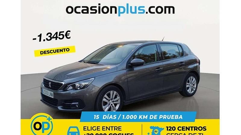 Usado Peugeot 308 SW Active 131 CV (96 kW) 2021 Gris Familiar