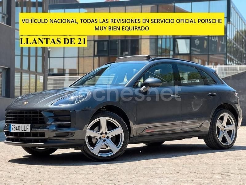Gris / plata Usado 2021 Porsche Macan SUV | 53.995 € (Super precio) - Imagen 1/4