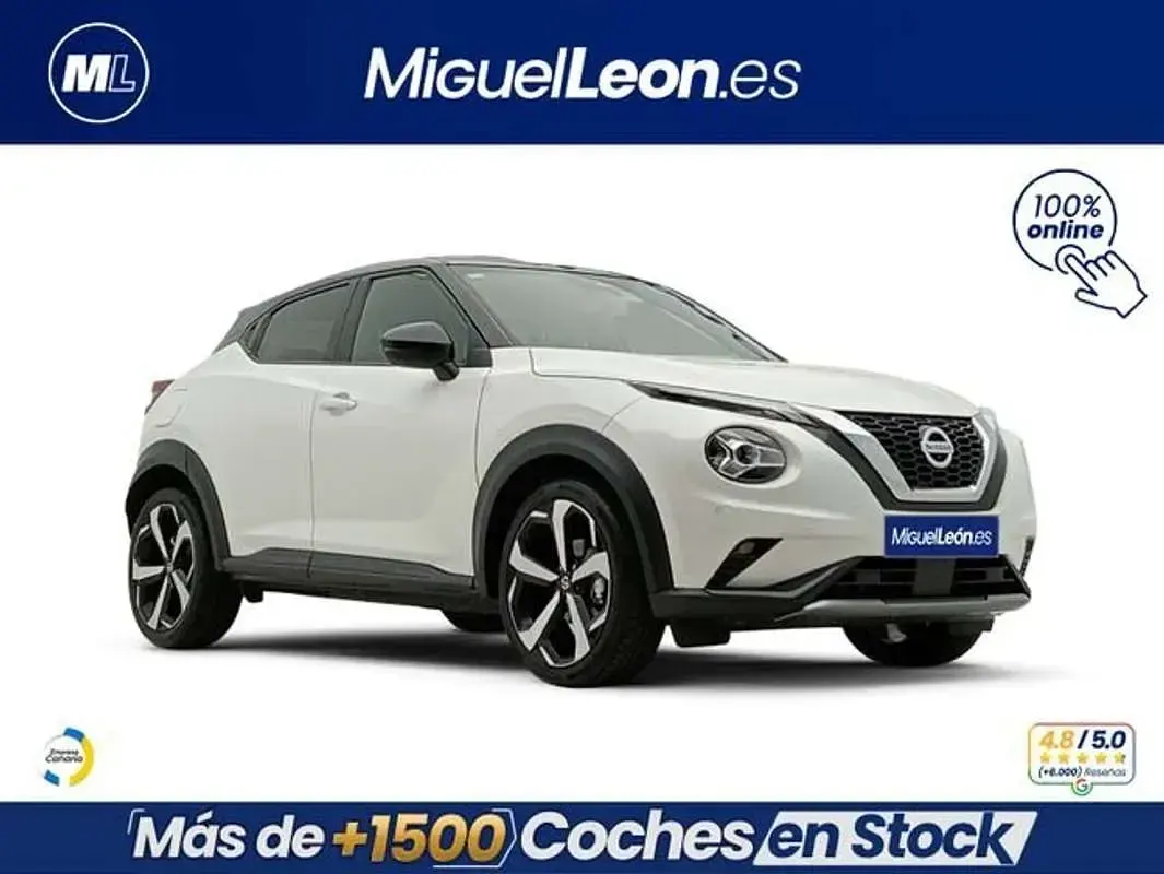 Usado Nissan Juke N-Connecta 114 CV (83 kW) 2020 Blanco SUV