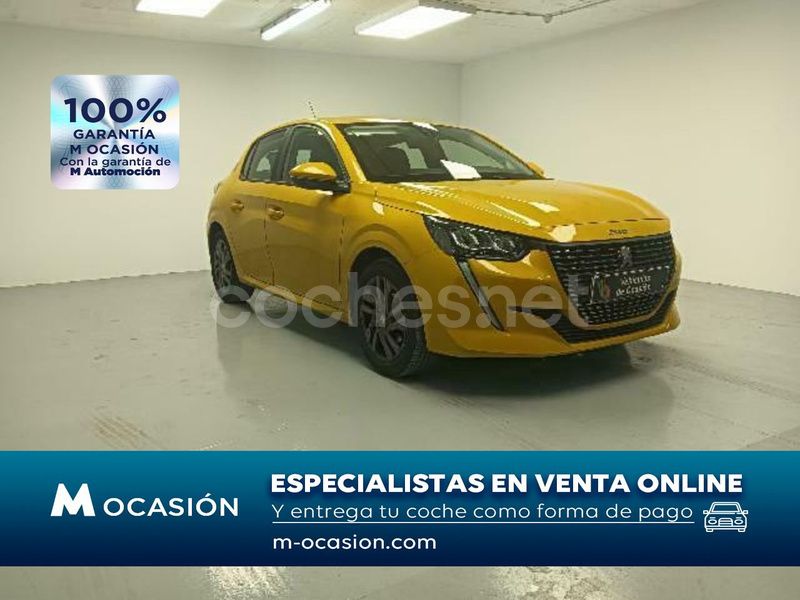 Amarillo Usado 2021 Peugeot 208 Active Utilitario | 11.100 € (Precio justo) - Imagen 1/4
