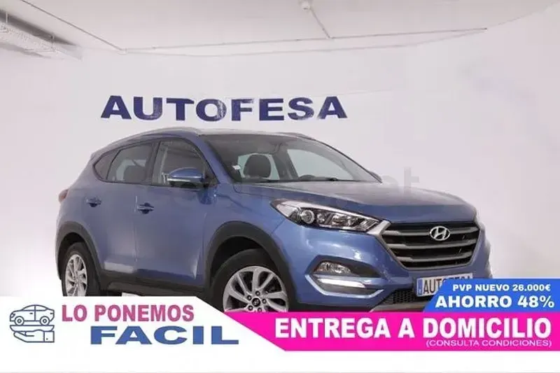 Usado Hyundai Tucson 115 CV (84 kW) 2016 Azul SUV