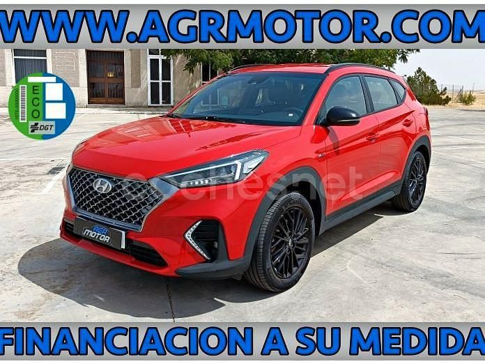 Rojo Usado 2021 Hyundai Tucson N Line SUV | 18.495 € (Precio justo) - Imagen 1/4
