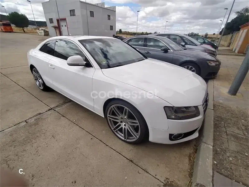 Usado Audi A5 190 CV (139 kW) 2009 Blanco Coupe