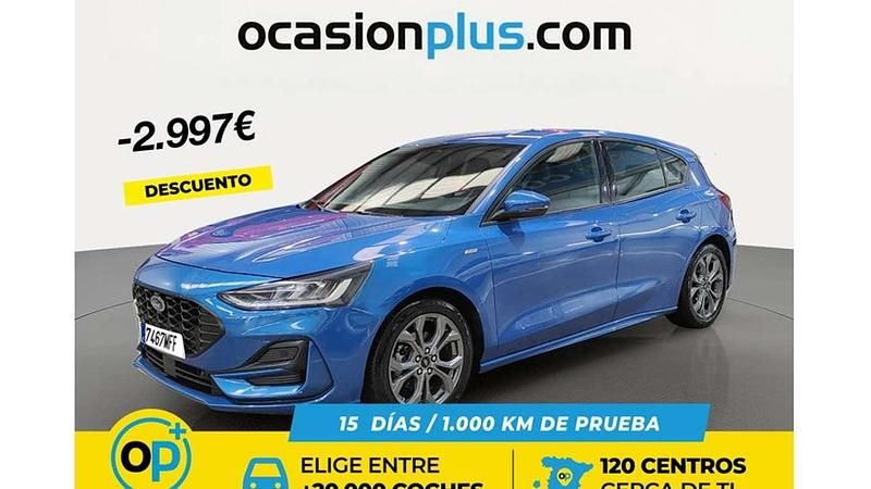 Usado Ford Focus ST-Line 125 CV (91 kW) 2023 Azul Utilitario
