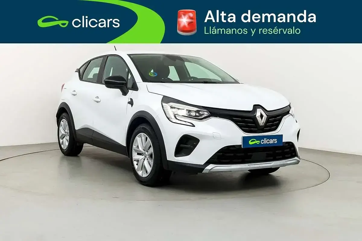Usado Renault Captur Intens 101 CV (74 kW) 2022 Blanco SUV