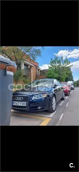 Usado Audi A4 S-Line 140 CV (102 kW) 2008 Azul Familiar