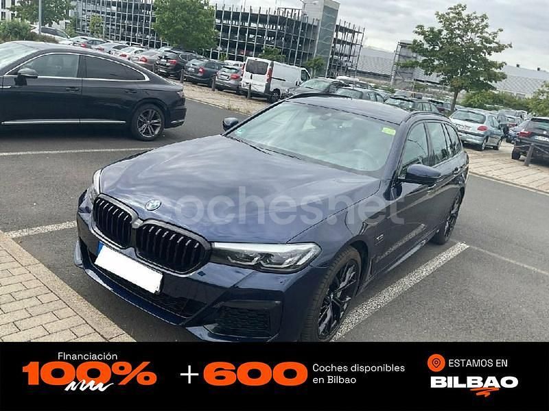 Azul Usado 2022 BMW 530e M Sport Familiar | 35.850 € (Precio justo) - Imagen 1/4