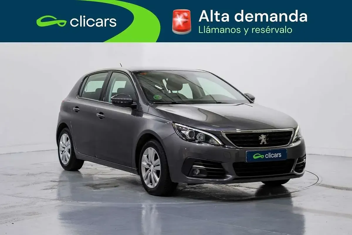 Usado Peugeot 308 Active 110 CV (80 kW) 2021 Gris Utilitario