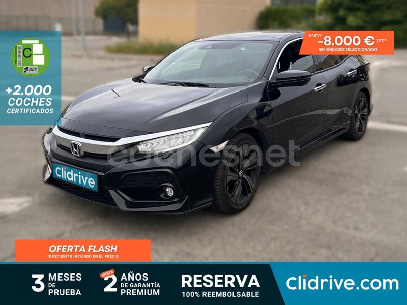Negro Usado 2019 Honda Civic Prestige Berlina | 19.190 € (Super precio) - Imagen 1/3