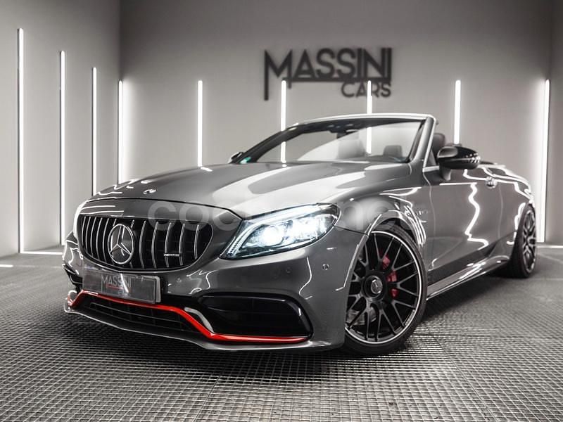 Usado Mercedes C63S AMG 510 CV (375 kW) 2019 Gris / plata Descapotable
