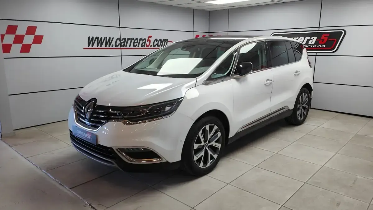 Usado Renault Espace Zen 160 CV (117 kW) 2015 Gris Monovolumen