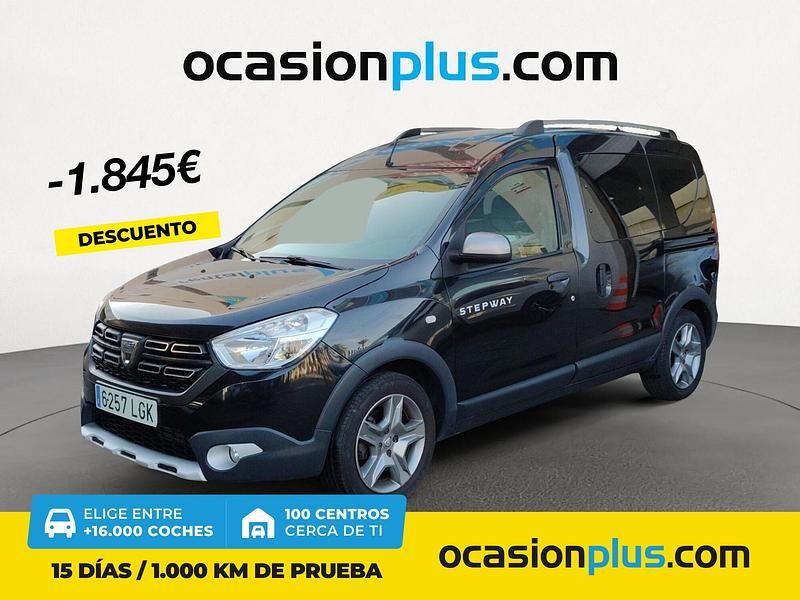 Negro Usado 2020 Dacia Dokker Essentiel Monovolumen | 20.300 € - Imagen 1/4