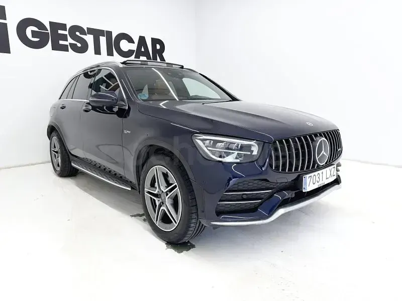 Usado Mercedes GLC43 AMG 390 CV (286 kW) 2022 Azul SUV