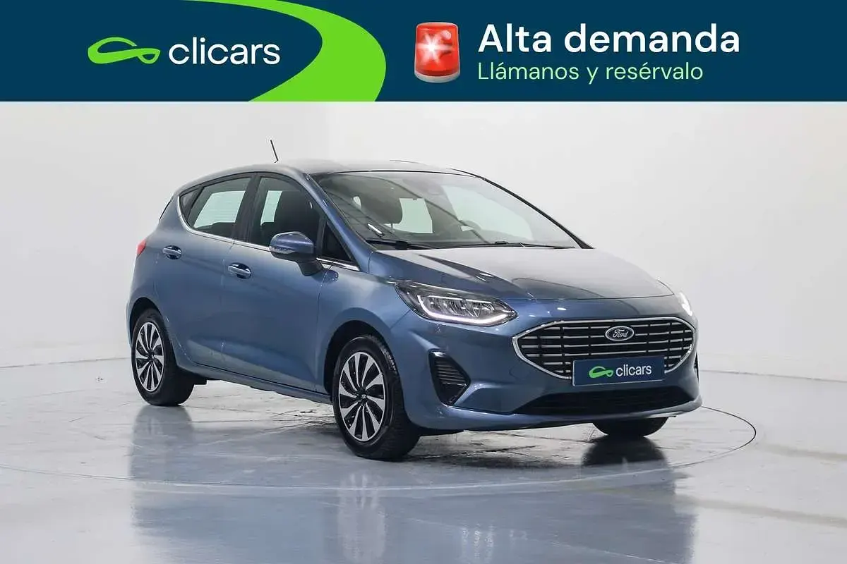 Usado Ford Fiesta Trend 125 CV (91 kW) 2022 Azul Utilitario
