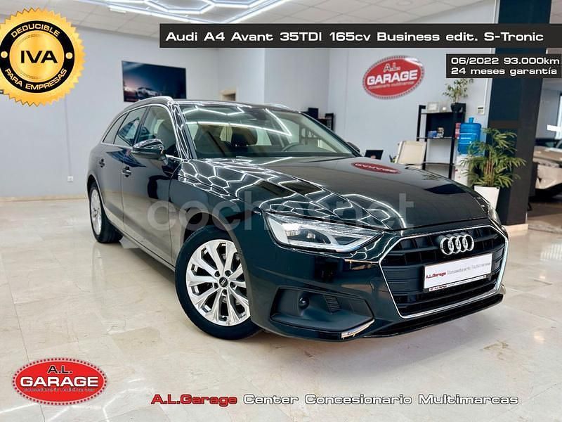 Negro Usado 2022 Audi A4 Advanced Plus Familiar | 25.990 € (Buen precio) - Imagen 1/4