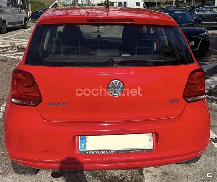 Usado VW Polo Advance 90 CV (66 kW) 2012 Rojo Berlina