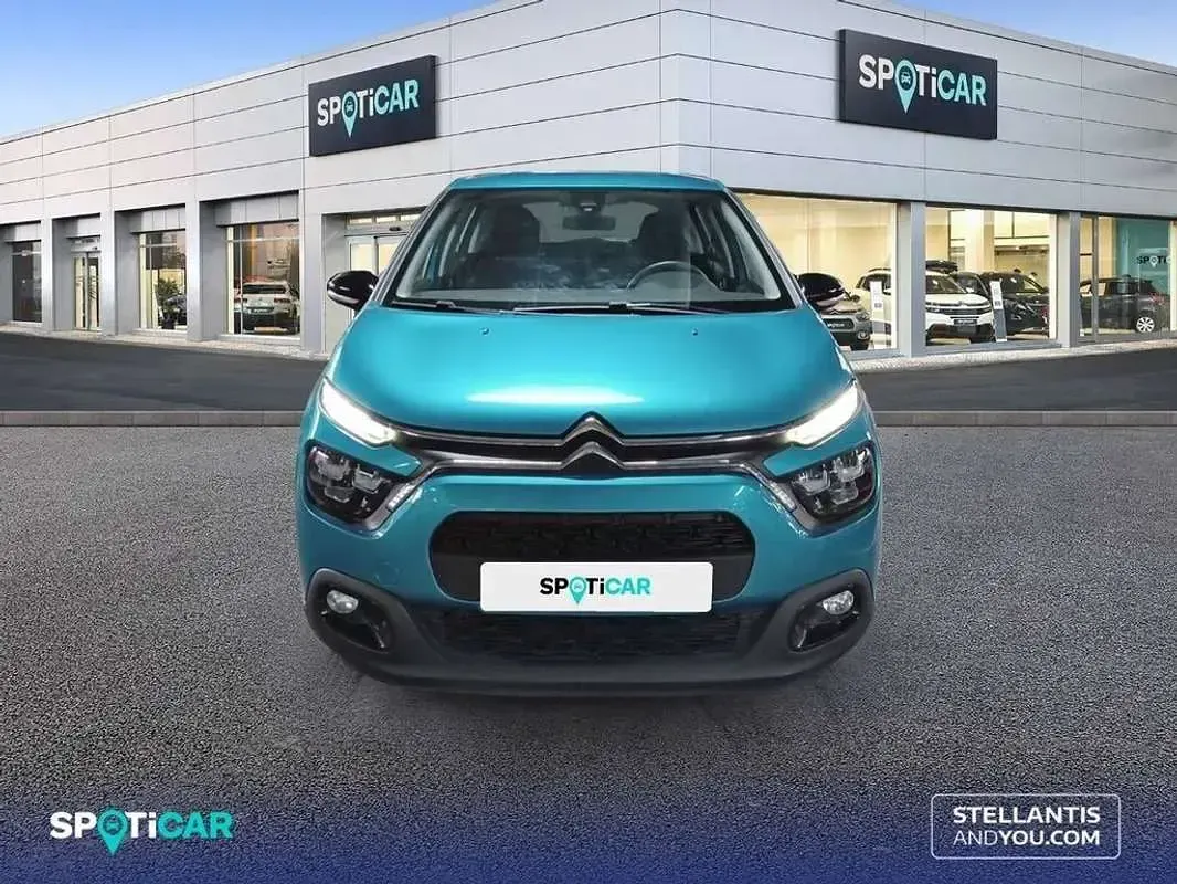 Usado Citroën C3 Feel 102 CV (75 kW) 2021 Azul Utilitario
