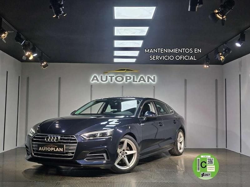 Azul Usado 2018 Audi A5 Sportback Utilitario | 19.990 € (Buen precio) - Imagen 1/4