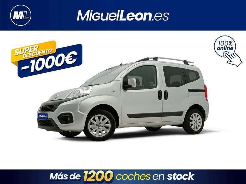 Gris Usado 2019 Fiat Qubo Lounge Monovolumen | 11.985 € (Precio justo) - Imagen 1/3