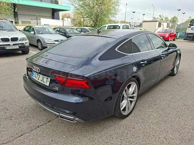 Usado Audi A7 Sportback S-Line 272 CV (200 kW) 2016 Azul Utilitario