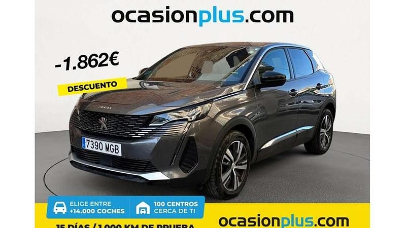 Plateado Usado 2023 Peugeot 3008 Allure Monovolumen | 17.719 € (Precio justo) - Imagen 1/4