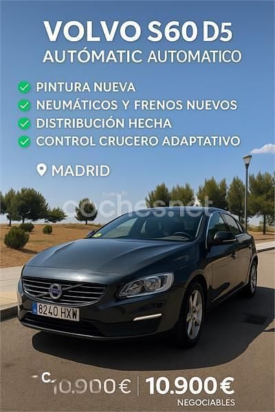 Gris / plata Usado 2014 Volvo S60 Momentum Berlina | 7800 € (Precio justo) - Imagen 1/4
