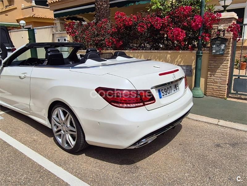 Blanco Usado 2014 Mercedes E250 Descapotable | 18.000 € (Precio justo) - Imagen 1/4