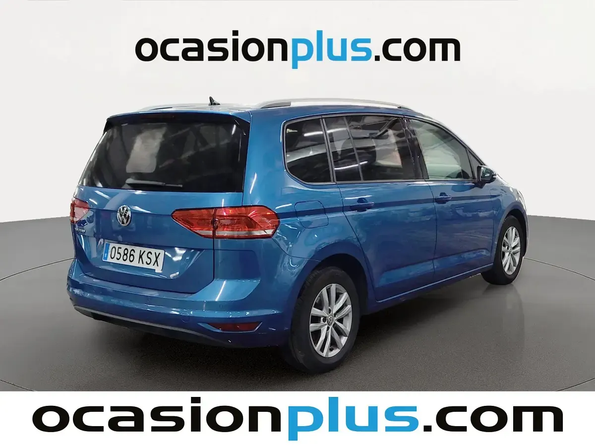 Usado VW Touran Advance 116 CV (85 kW) 2019 Azul Monovolumen