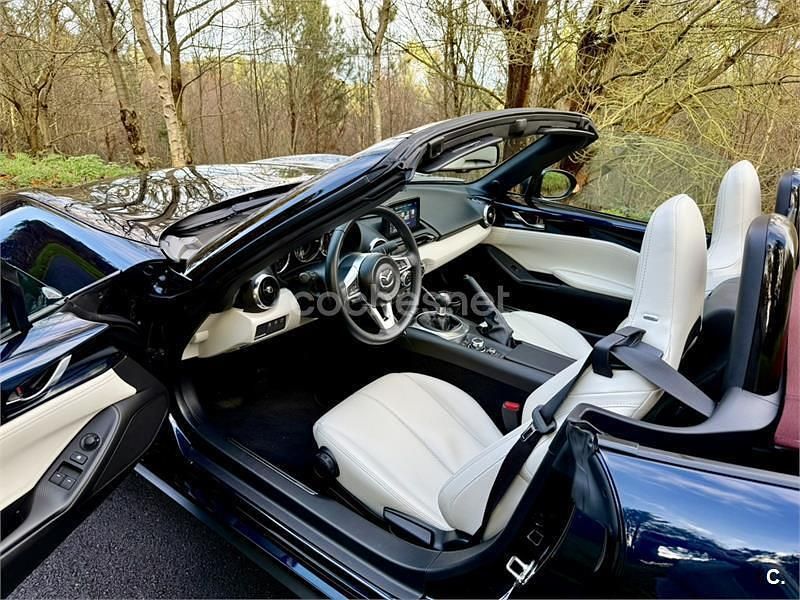 Usado Mazda MX5 184 CV (135 kW) 2021 Azul Descapotable