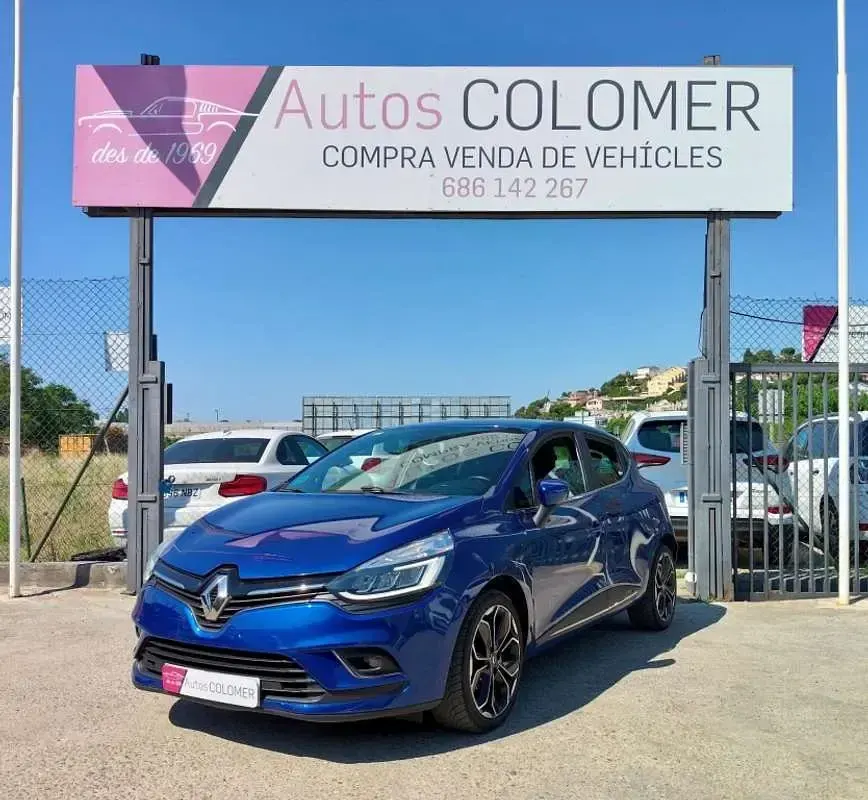 Usado Renault Clio LIMITED 90 CV (66 kW) 2018 Azul Utilitario