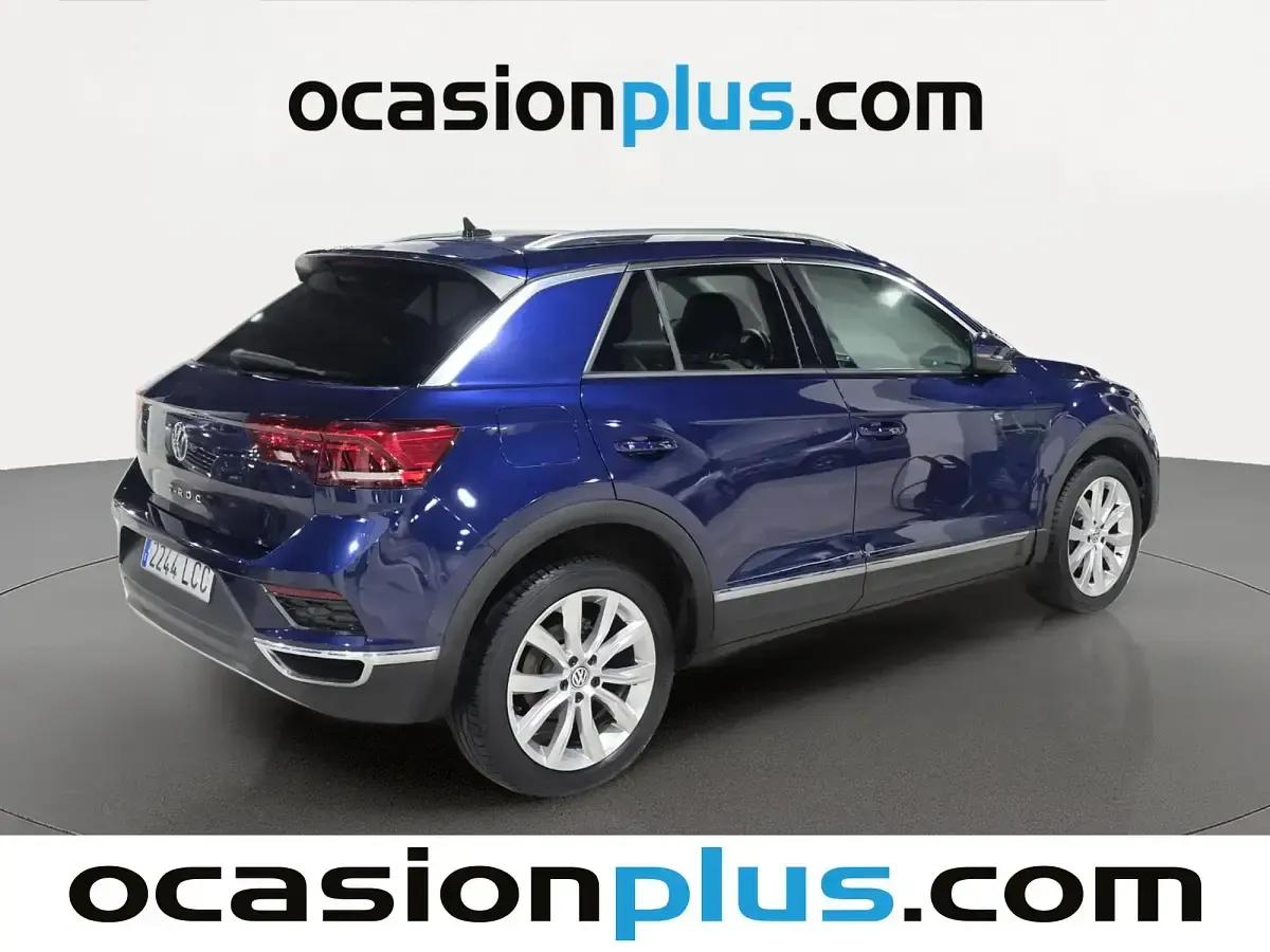 Usado VW T-Roc Sportline 150 CV (110 kW) 2019 Azul SUV